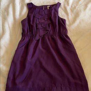 Plum summer work dress